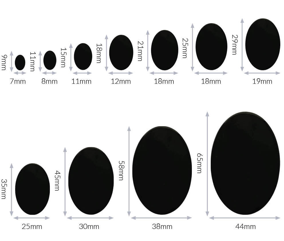 Yeux Noir Ovale