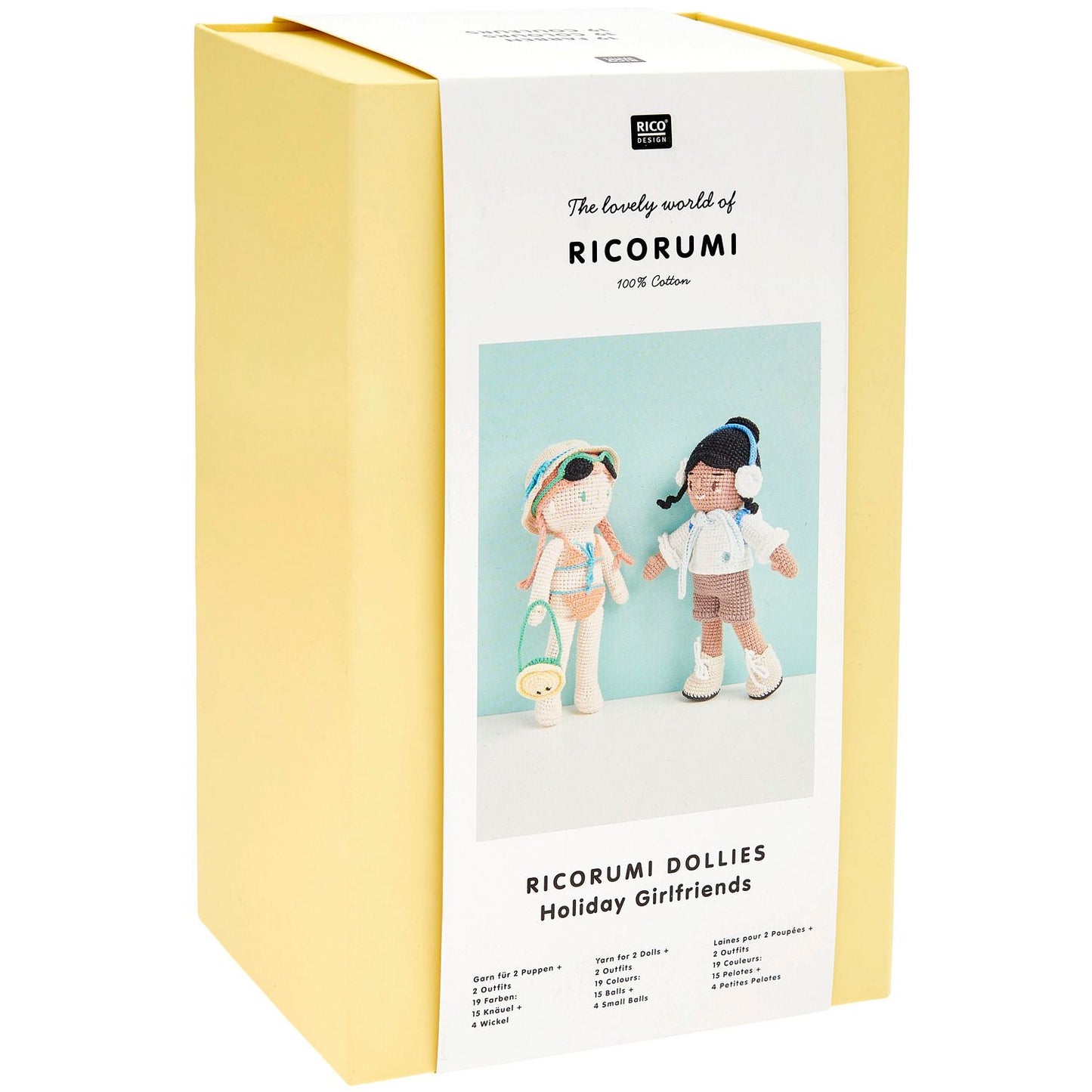 Ensemble de fils Ricorumi Dollies Holiday Girlfriends