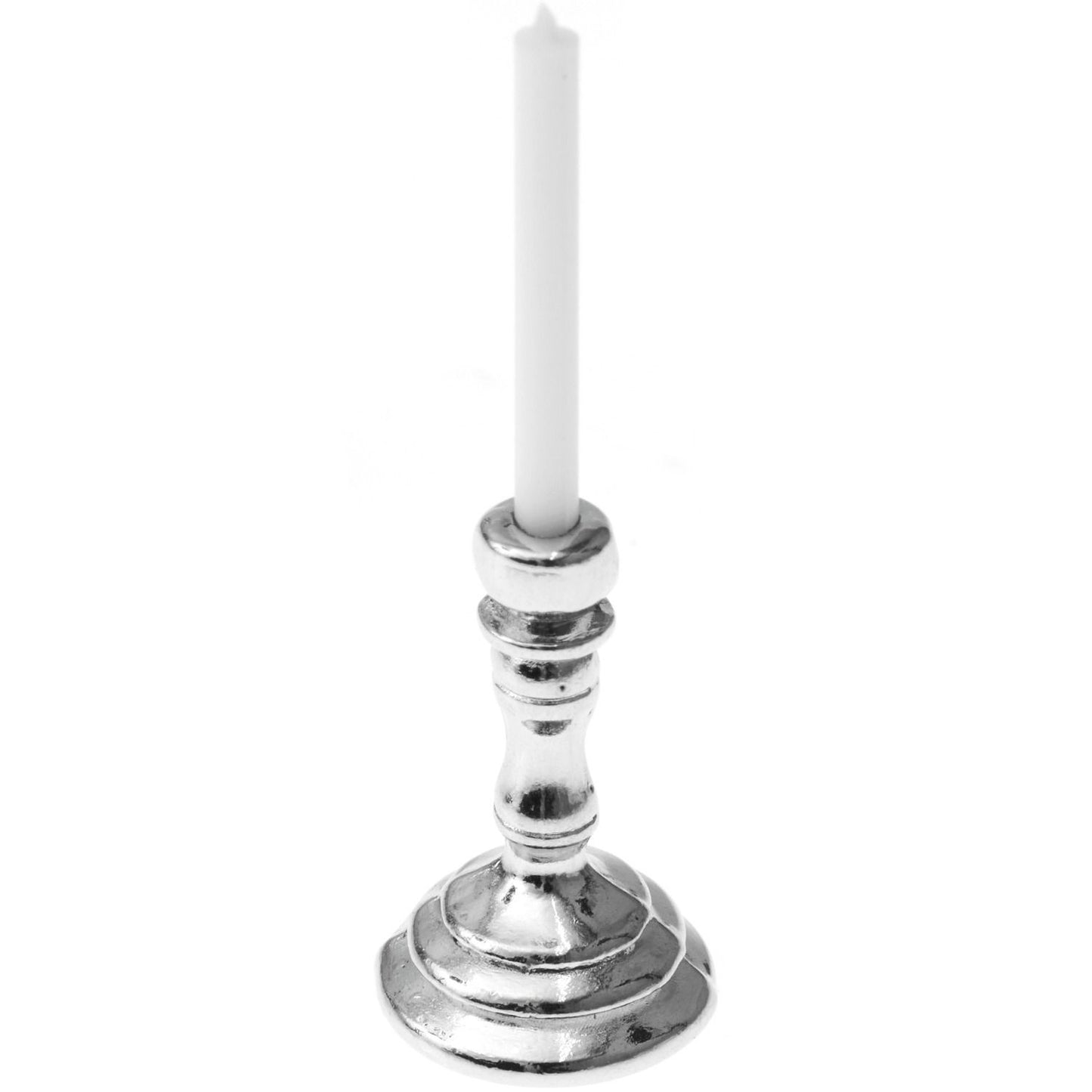Rico Miniatur Kerzenhalter silber 4 cm