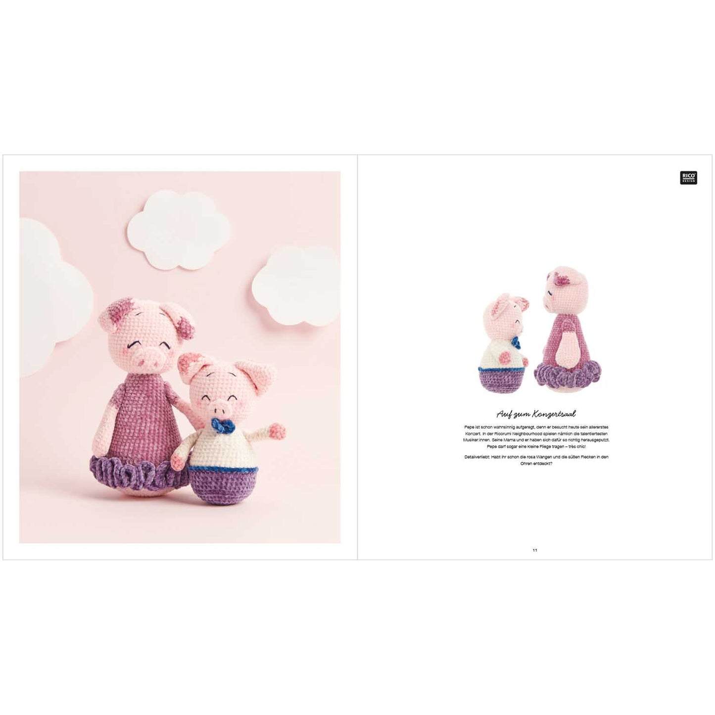 Livret d'instructions Rico Design Ricorumi Mini Me allemand