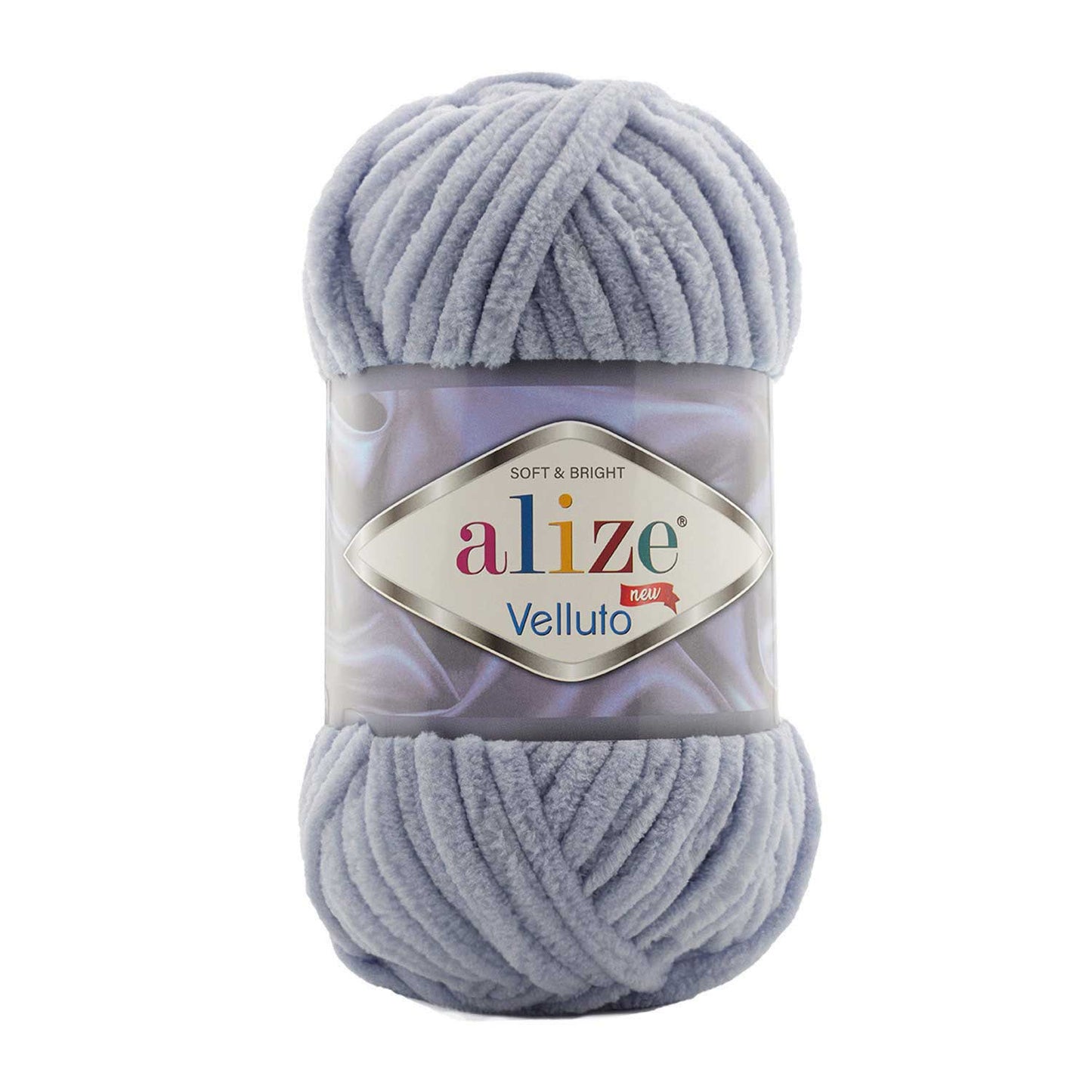 Fil chenille Alize Velluto 100% micropolyester 100 g / 68 m