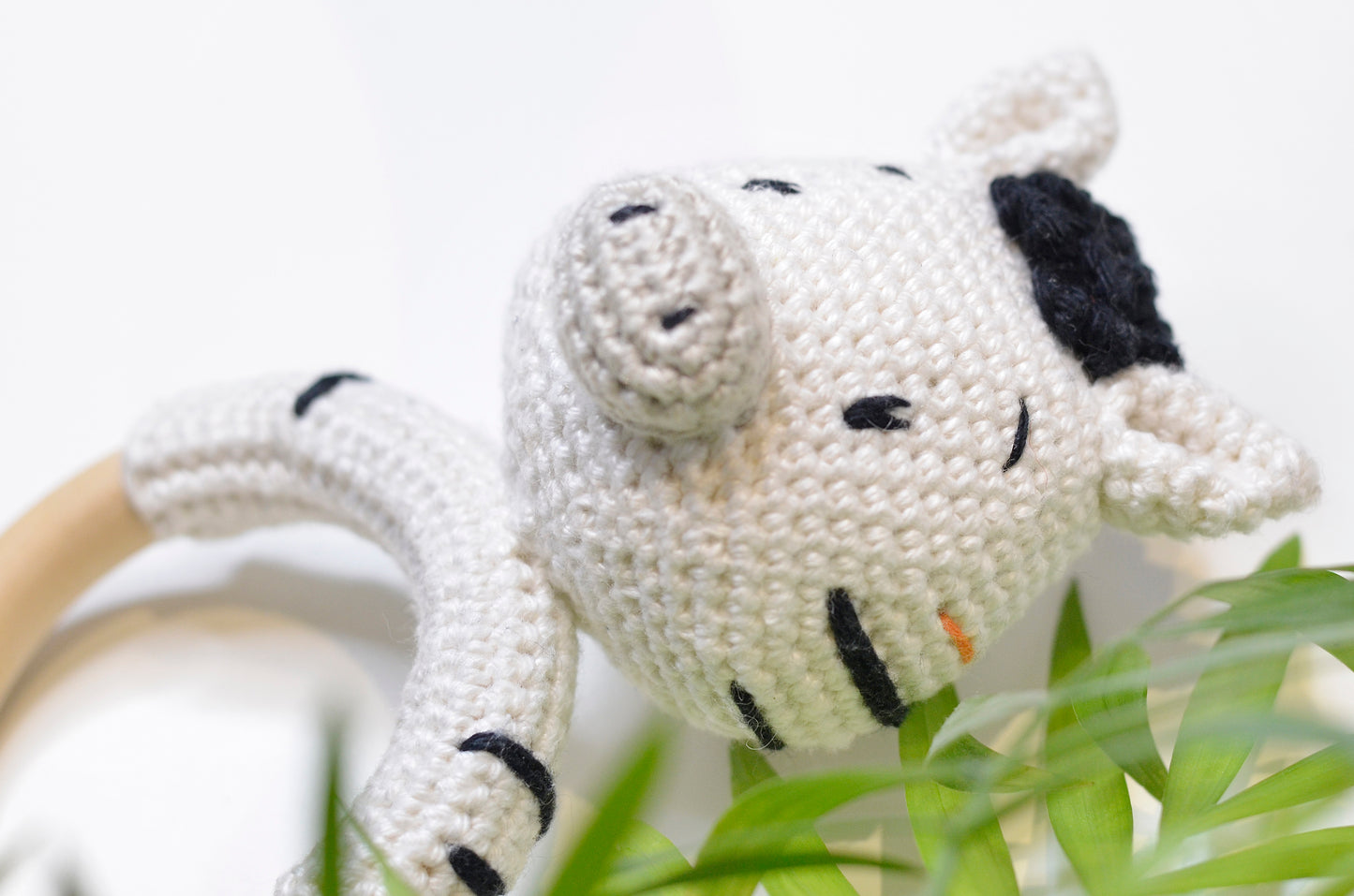 Häkelset Zebra Rassel Mariamigurumii