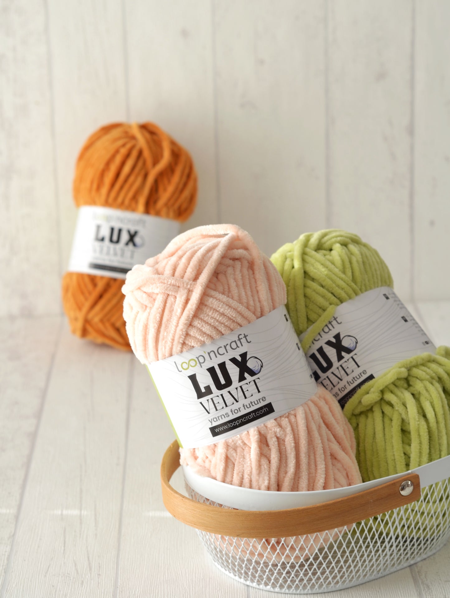 Fil chenille Loop'n Craft Lux Velvet 120 m / 100 g