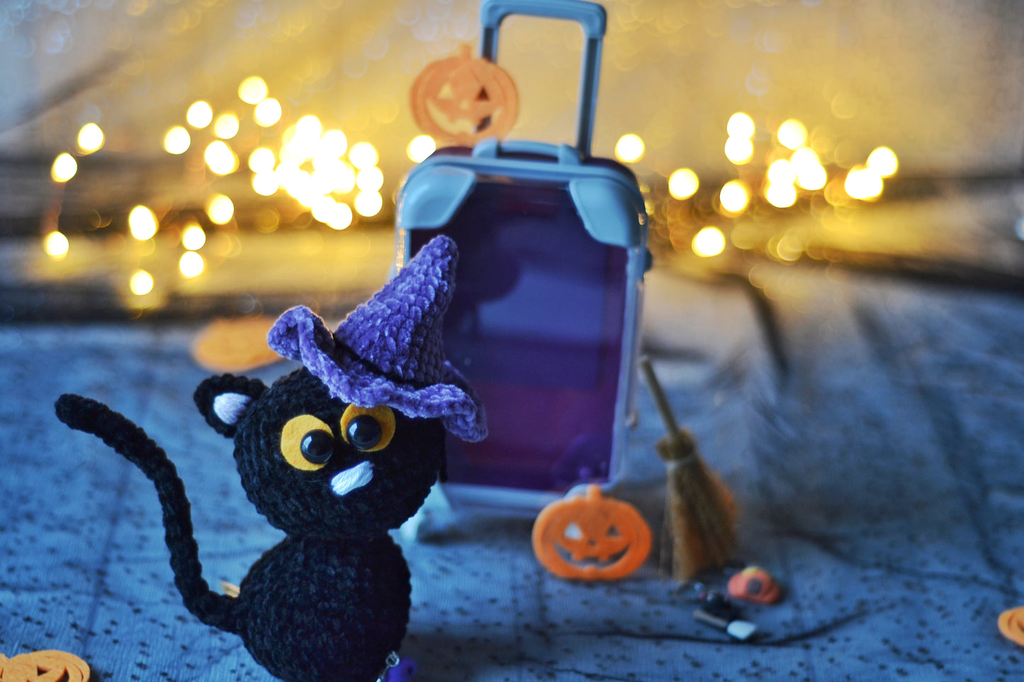 Häkelset Halloweenkatze mit Koffer Ricorumi Nilli Nilli Amigurumi