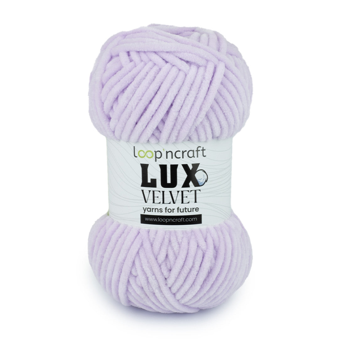 Fil chenille Loop'n Craft Lux Velvet 120 m / 100 g