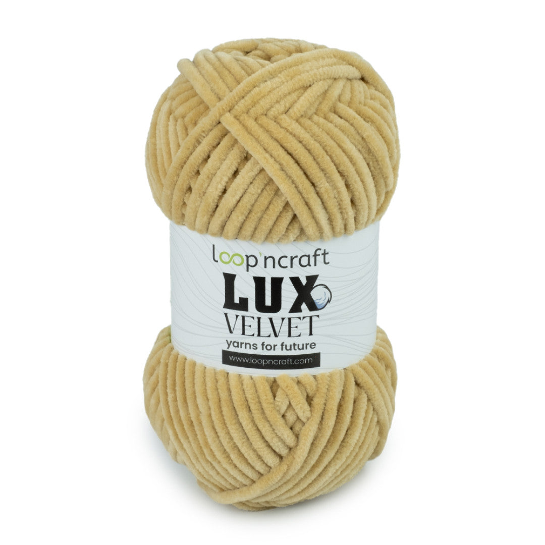 Fil chenille Loop'n Craft Lux Velvet 120 m / 100 g
