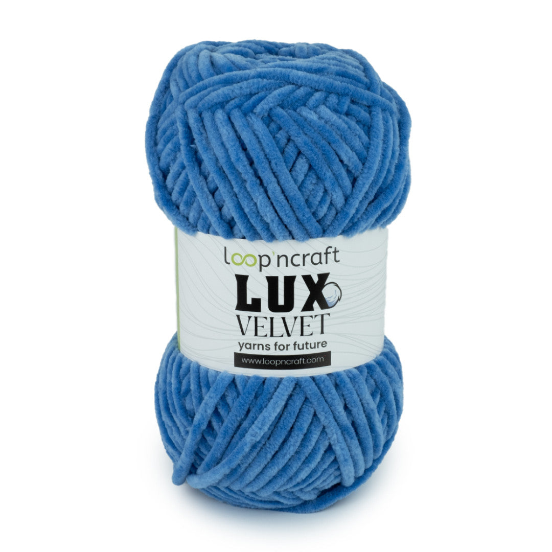 Fil chenille Loop'n Craft Lux Velvet 120 m / 100 g