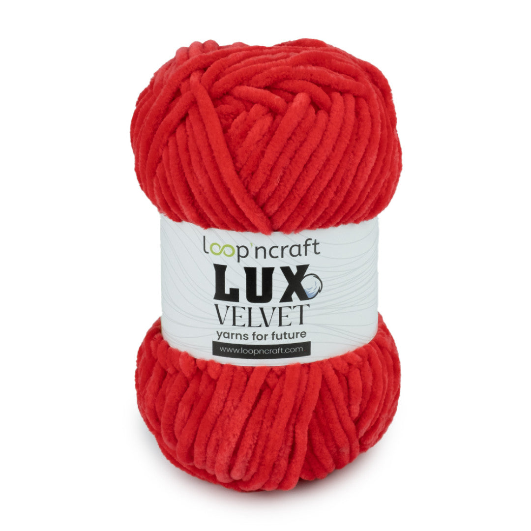 Fil chenille Loop'n Craft Lux Velvet 120 m / 100 g