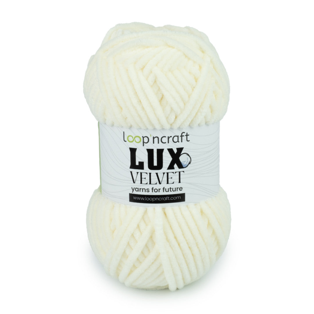 Fil chenille Loop'n Craft Lux Velvet 120 m / 100 g