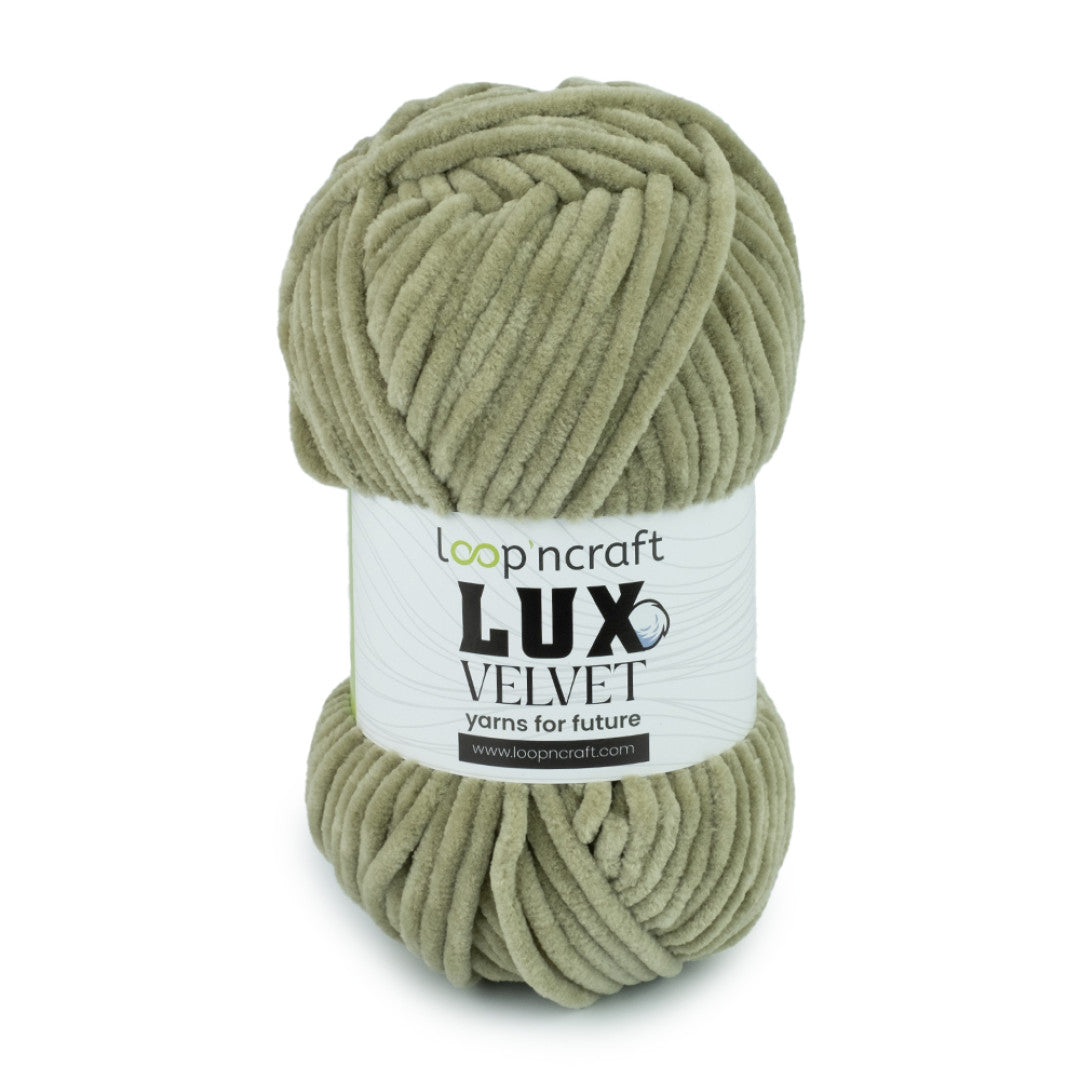 Fil chenille Loop'n Craft Lux Velvet 120 m / 100 g