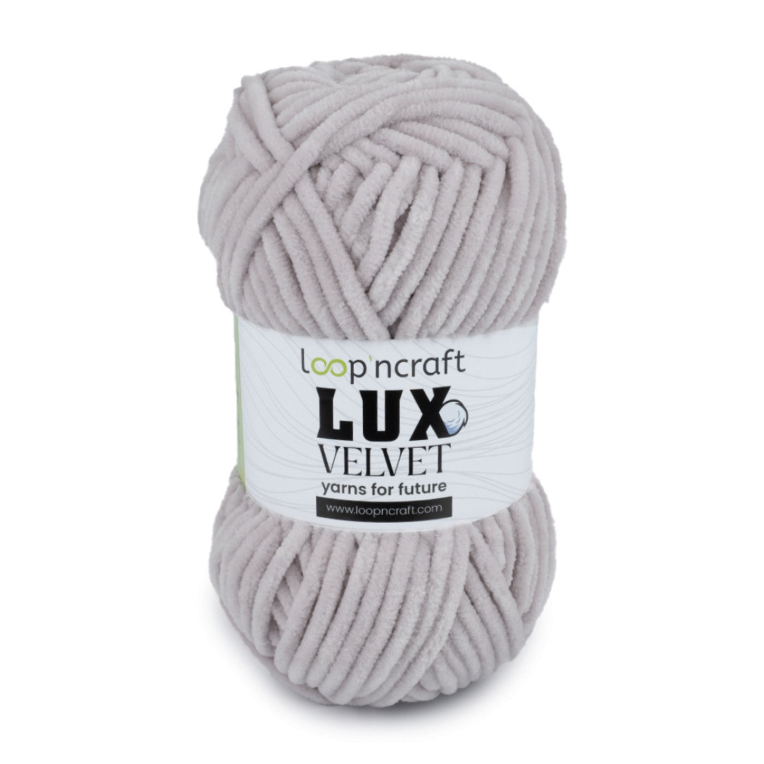 Fil chenille Loop'n Craft Lux Velvet 120 m / 100 g