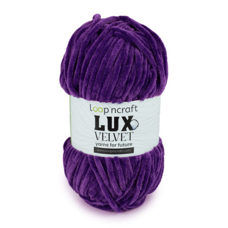 Fil chenille Loop'n Craft Lux Velvet 120 m / 100 g