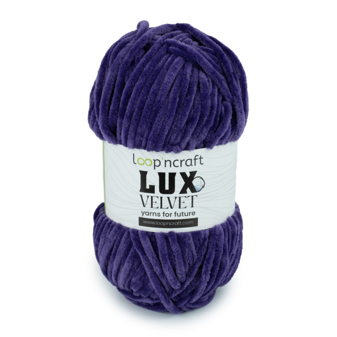 Fil chenille Loop'n Craft Lux Velvet 120 m / 100 g