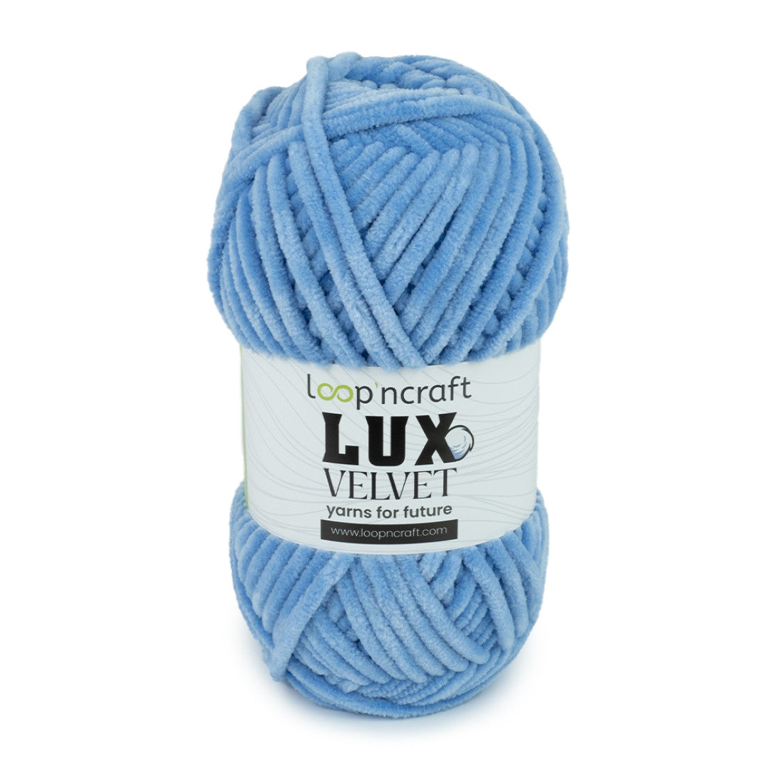 Fil chenille Loop'n Craft Lux Velvet 120 m / 100 g