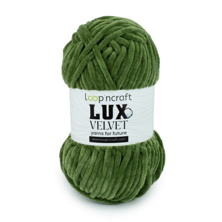 Fil chenille Loop'n Craft Lux Velvet 120 m / 100 g