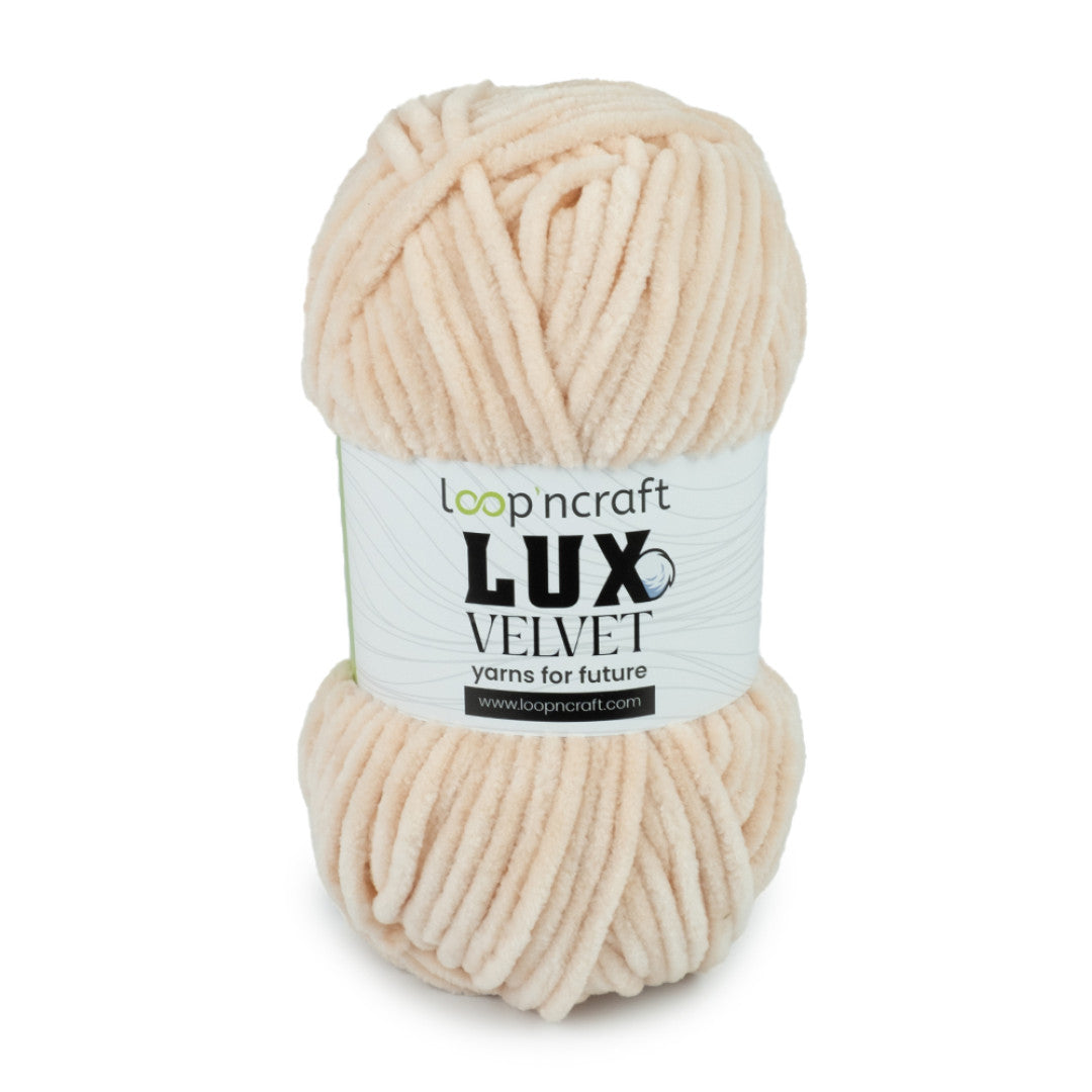 Fil chenille Loop'n Craft Lux Velvet 120 m / 100 g