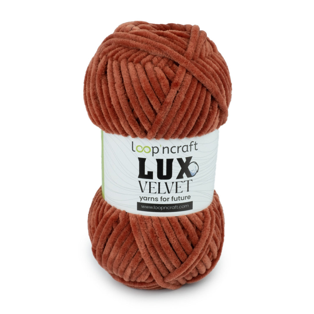 Fil chenille Loop'n Craft Lux Velvet 120 m / 100 g