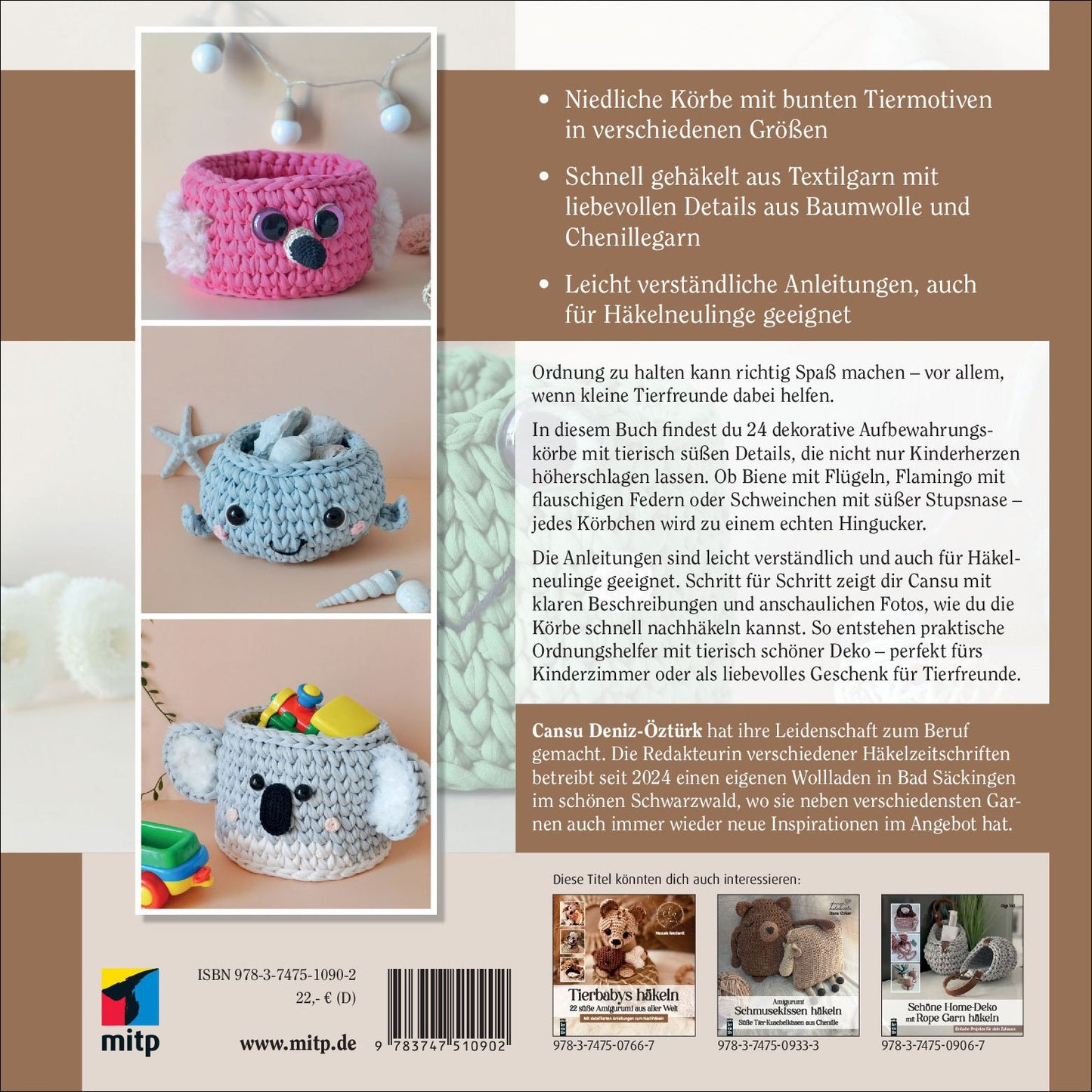 Süße Tier-Körbe häkeln - 24 kleine und große Ordnungshelfer