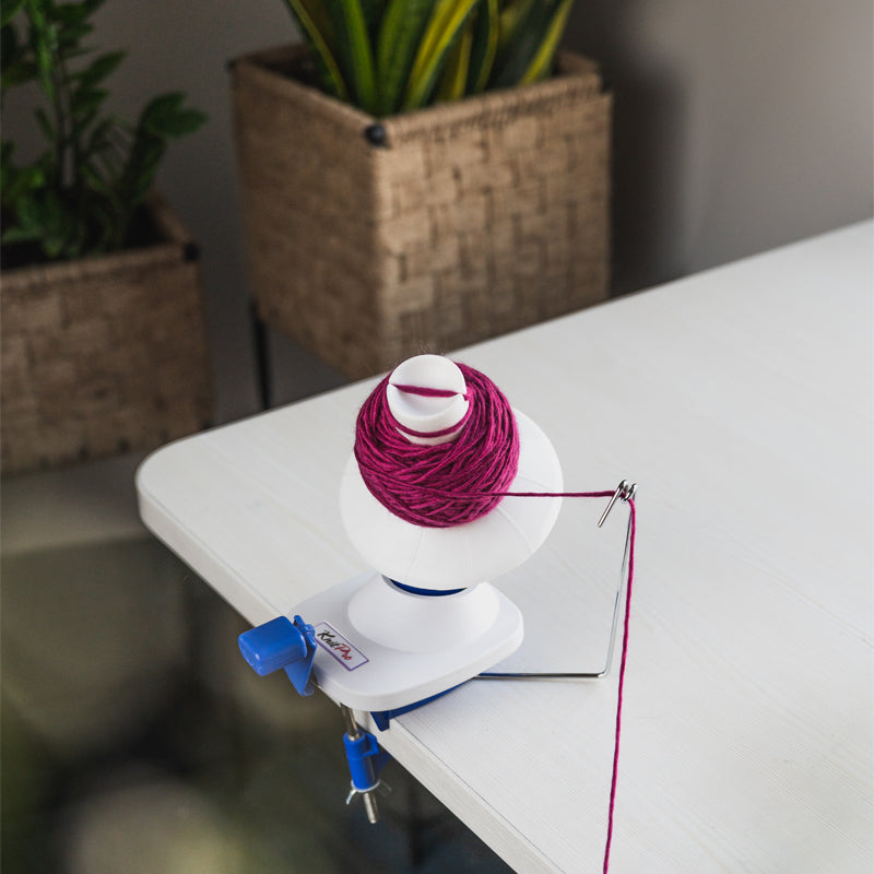 Enrouleur de laine Knitpro 10941 pince de table