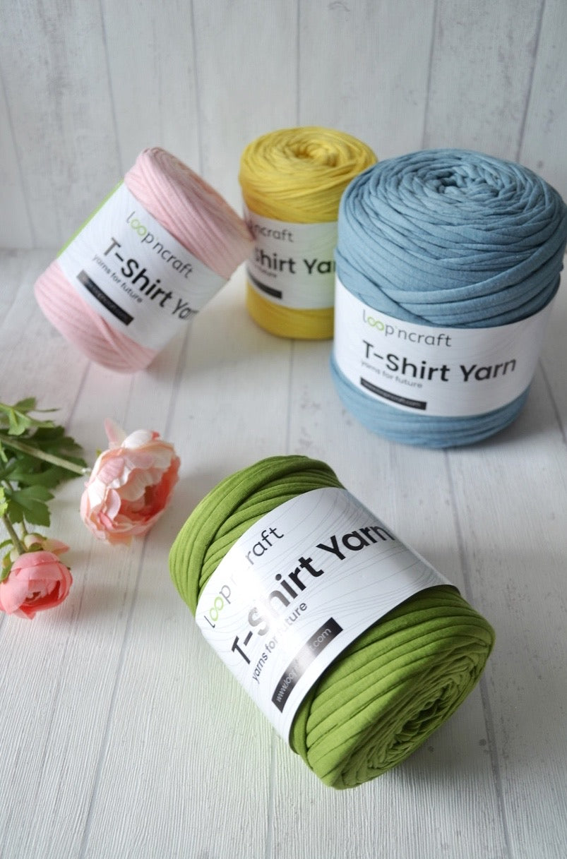 Loop'n Craft T-Shirt Garn Textilgarn 300-400 g