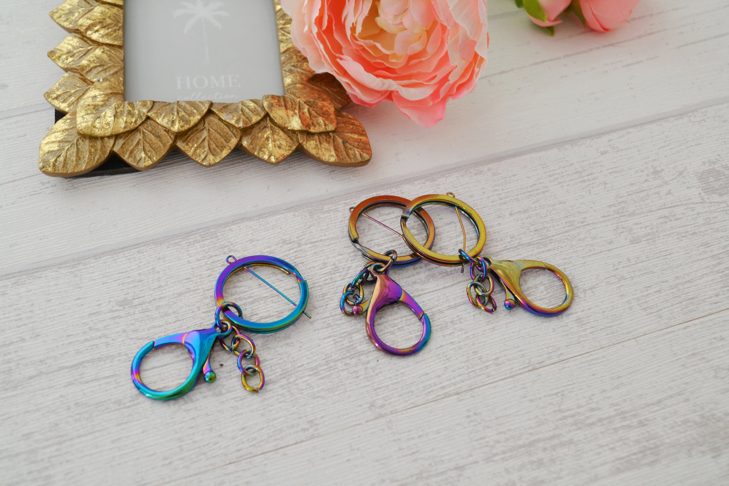 Schlüsselanhänger Karabiner verschiedene Farben