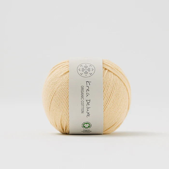 Coton biologique Krea Deluxe 100 % coton biologique 50 g 165 m