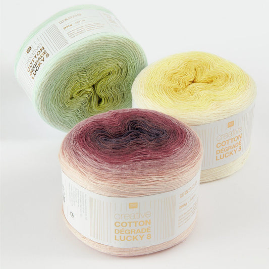 Rico Design Creative Cotton Dégradé Lucky 8