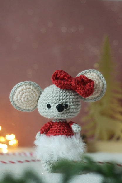 Die kleine Weihnachtsmaus PDF Häkelanleitung