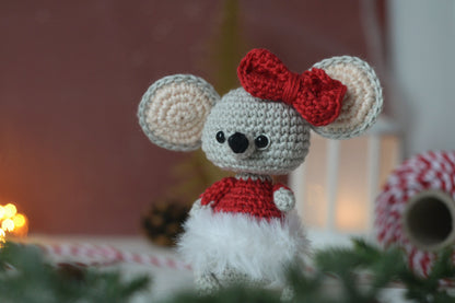 Die kleine Weihnachtsmaus PDF Häkelanleitung