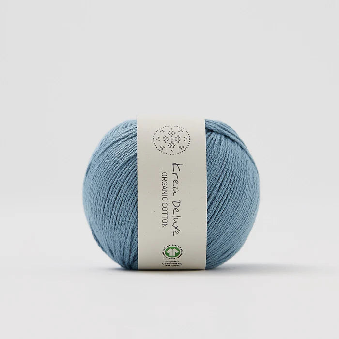 Krea Deluxe Organic Cotton 100 % Baumwolle in Bioqualität 50 g  165 m