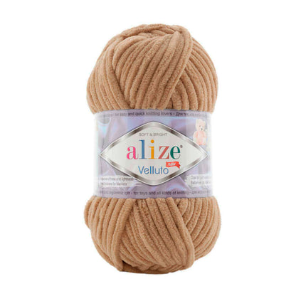 Fil chenille Alize Velluto 100% micropolyester 100 g / 68 m