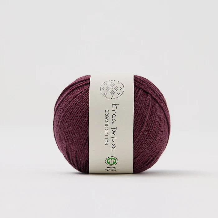 Krea Deluxe Organic Cotton 100 % Baumwolle in Bioqualität 50 g  165 m
