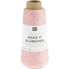 Rico Creative Make It Blümchen Beilaufgarn mit Blumenpailetten 25 g 375 m