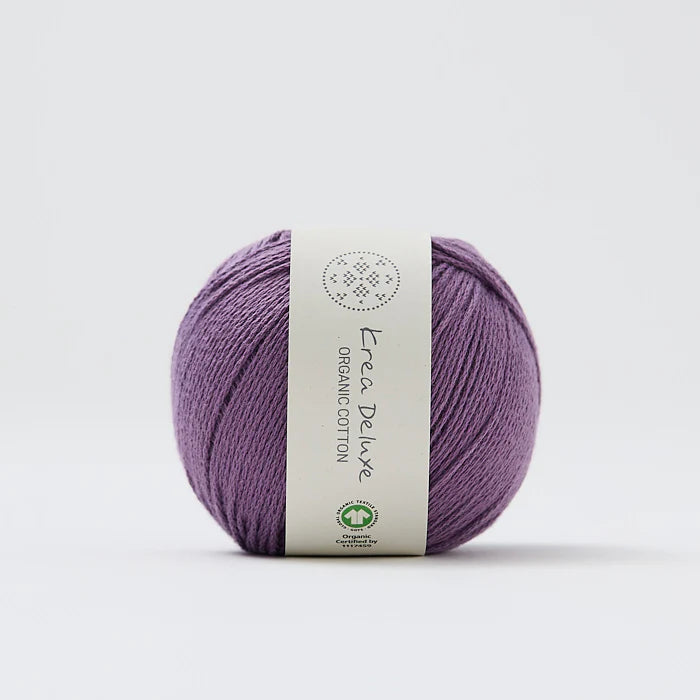 Krea Deluxe Organic Cotton 100 % Baumwolle in Bioqualität 50 g  165 m