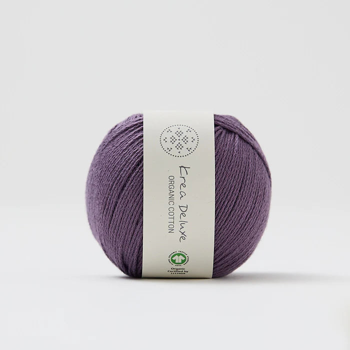 Krea Deluxe Organic Cotton 100 % Baumwolle in Bioqualität 50 g  165 m