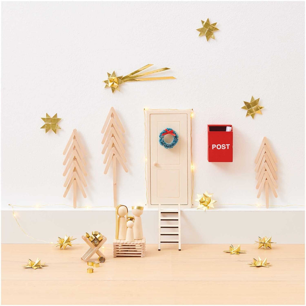 Rico Miniatur Briefkasten mit Zeitung 5x3, 5x1, 8 cm