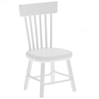 Rico Design Miniatur Stuhl Weiß 4,5 x 4 x8,5 cm