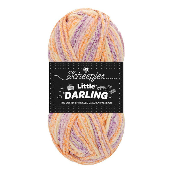 Scheepjes Little Darling Sprinkled Gradient feines Chenillegarn mit Farbverlauf