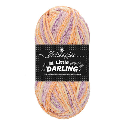 Scheepjes Little Darling Sprinkled Gradient feines Chenillegarn mit Farbverlauf