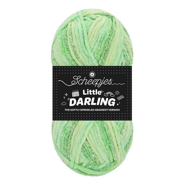Scheepjes Little Darling Sprinkled Gradient feines Chenillegarn mit Farbverlauf