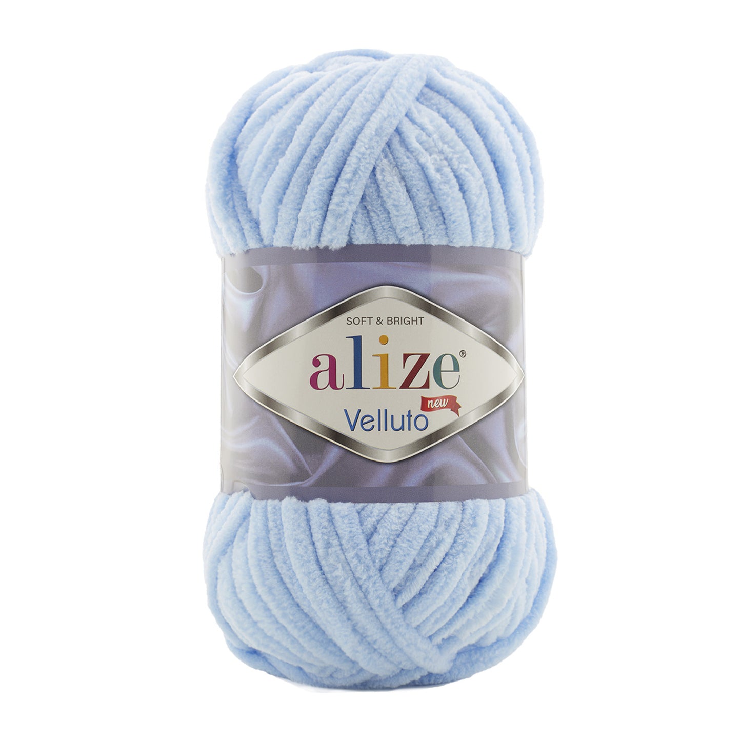 Fil chenille Alize Velluto 100% micropolyester 100 g / 68 m