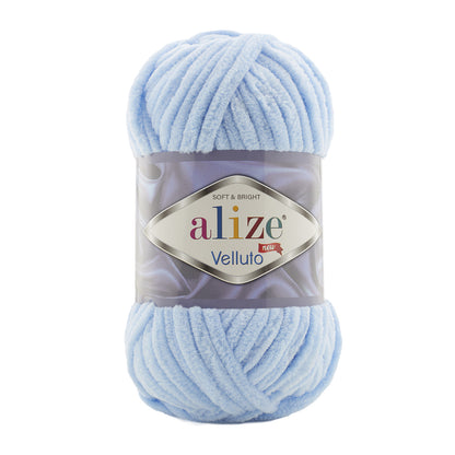 Fil chenille Alize Velluto 100% micropolyester 100 g / 68 m