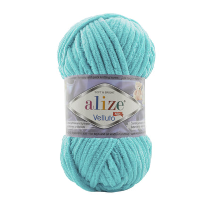 Fil chenille Alize Velluto 100% micropolyester 100 g / 68 m