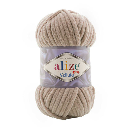 Fil chenille Alize Velluto 100% micropolyester 100 g / 68 m