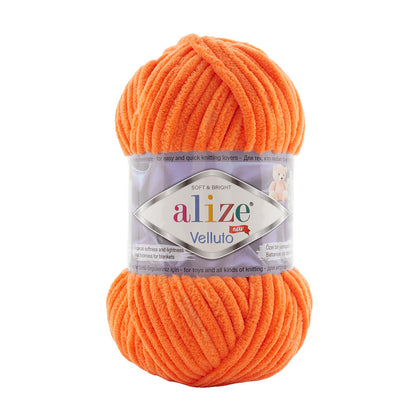 Fil chenille Alize Velluto 100% micropolyester 100 g / 68 m