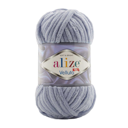 Fil chenille Alize Velluto 100% micropolyester 100 g / 68 m