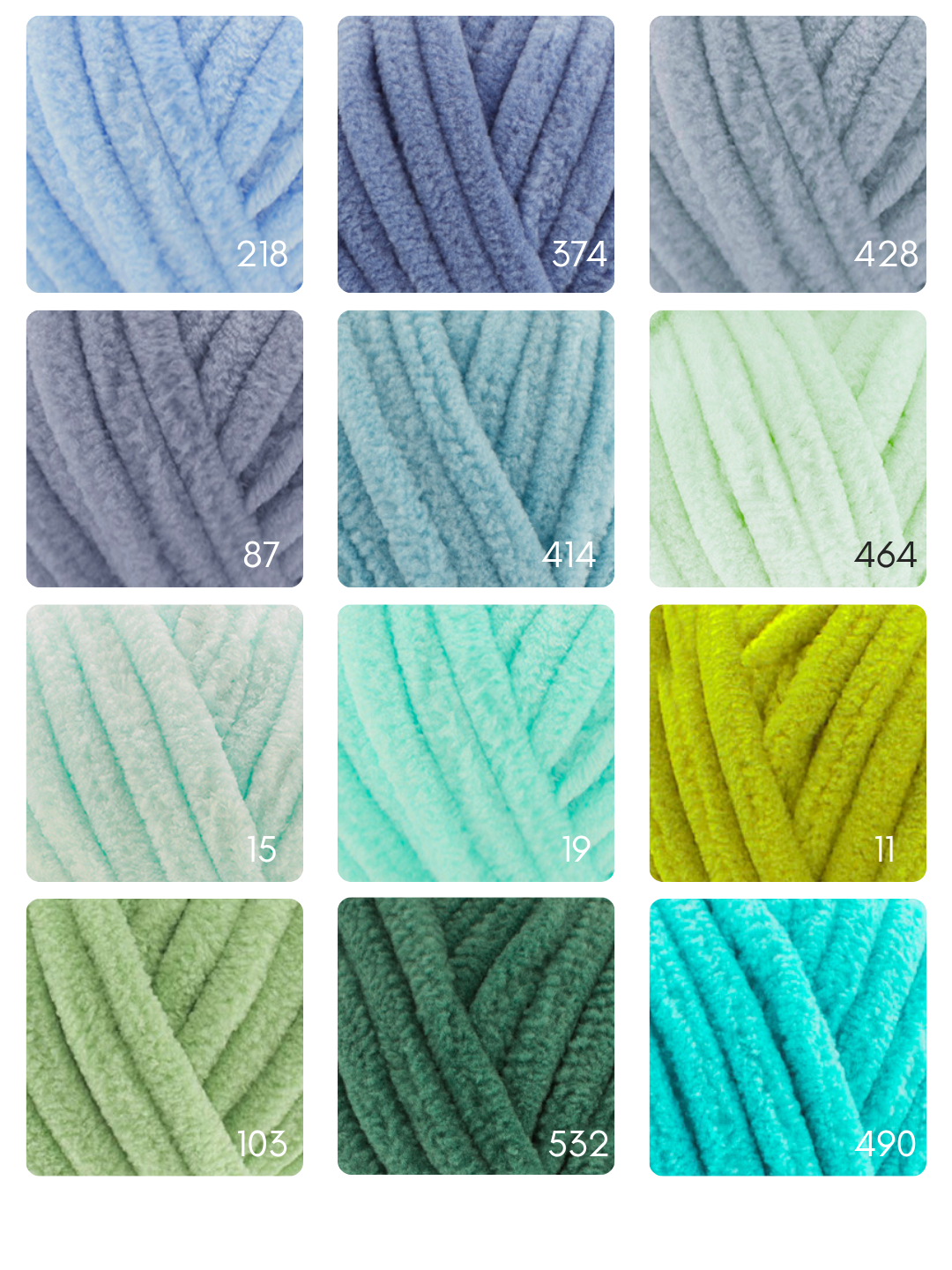 Fil chenille Alize Velluto 100% micropolyester 100 g / 68 m