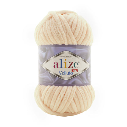 Fil chenille Alize Velluto 100% micropolyester 100 g / 68 m