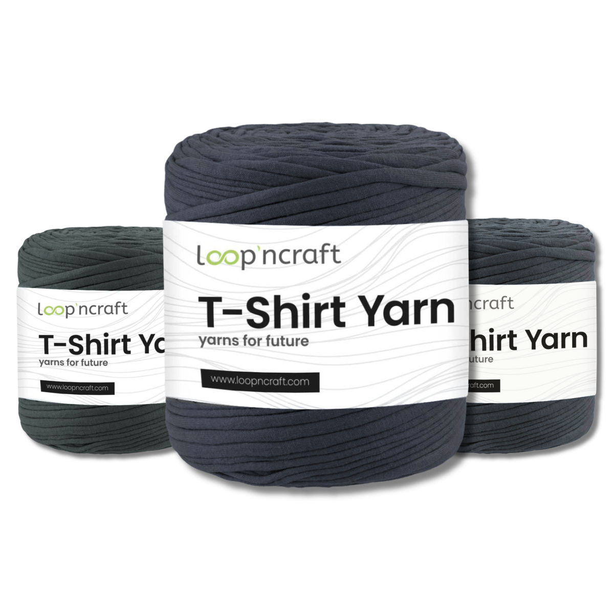 Loop'n Craft T-Shirt Garn Textilgarn 700 g