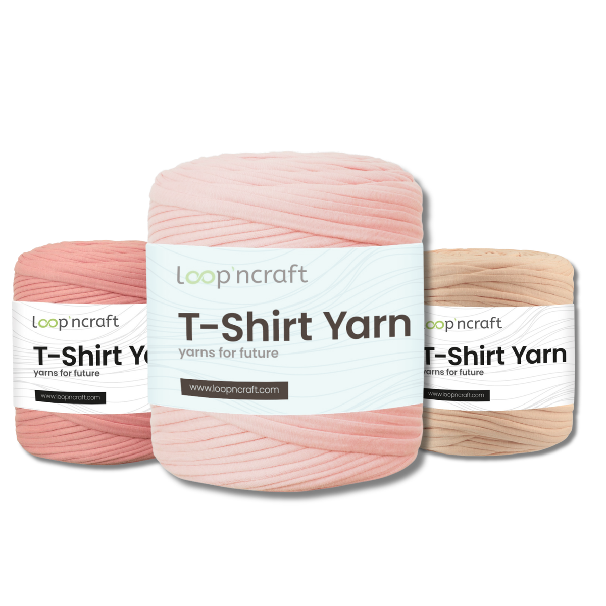 Loop'n Craft T-Shirt Garn Textilgarn 700 g